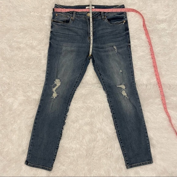 STS Blue Ankle Skinny Jeans Distressed Medium Wash Women’s 31 Nordstrom - Picture 9 of 11
